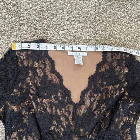 NWOT Cabi Black Lace Dress size M fully lined - Picture 14 of 14